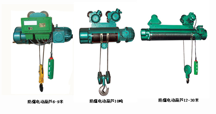 防爆電動葫蘆系列圖